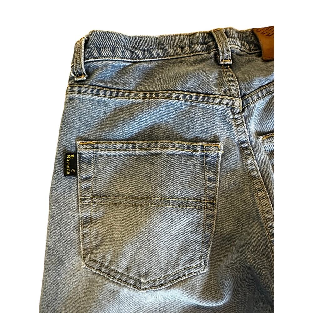Dr Martens Rare VTG Y2K Flare Jeans W29 L32 Retro Fit Distressed Panel Denim USA - Picture 6 of 12